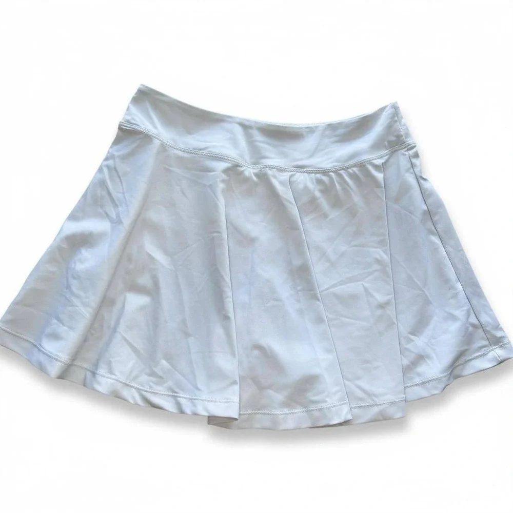 Stylezone‎ White Athletic Tennis Skort with Built-in Shorts Small